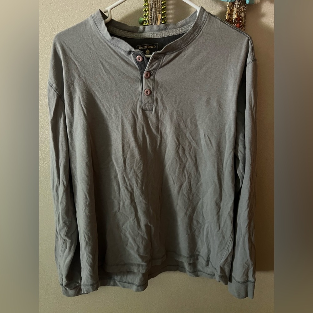 Long Sleeve Grey mens shirt